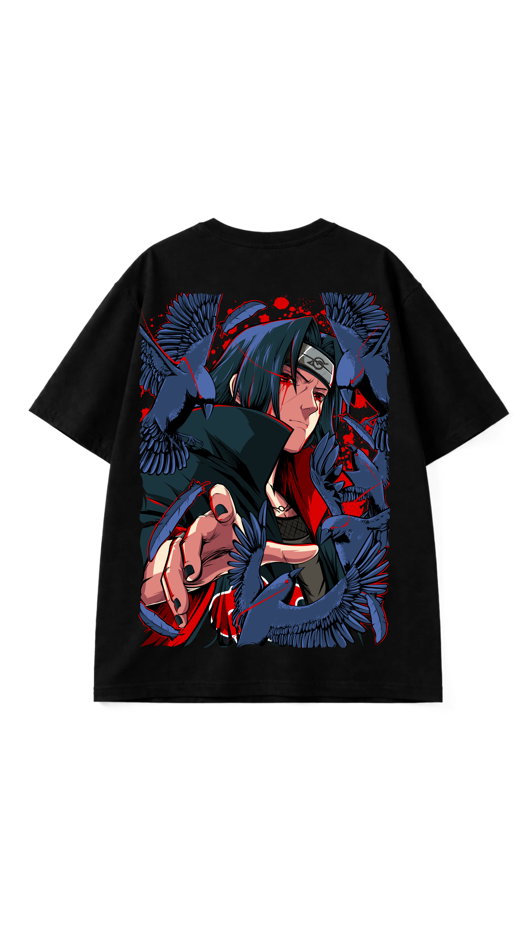 Camiseta Oversized Itachi Uchiha
