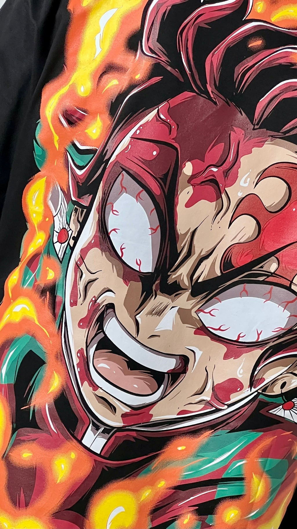 Camiseta Oversized Tanjiro Kamado