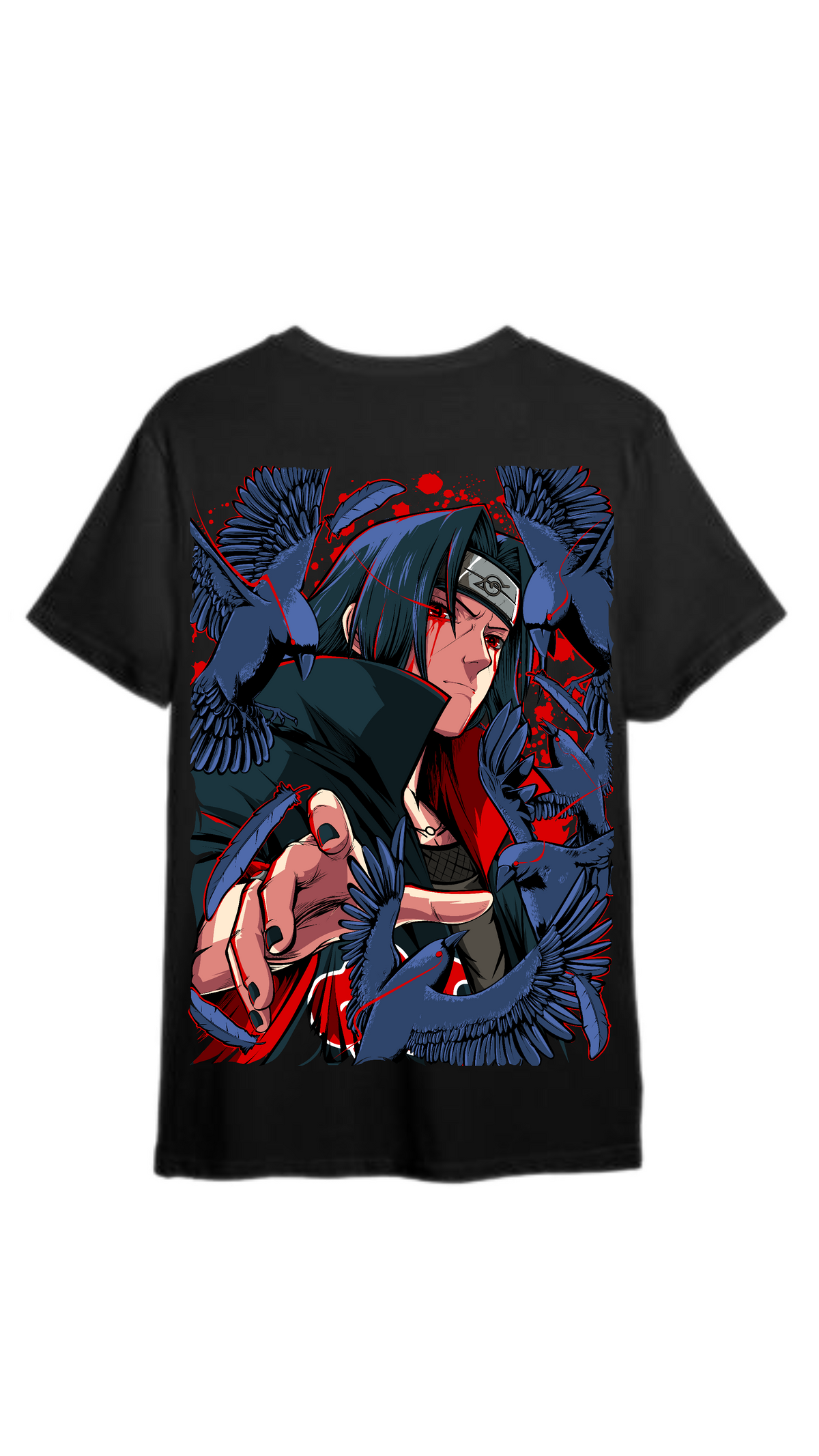 Camiseta Oversized Itachi Uchiha