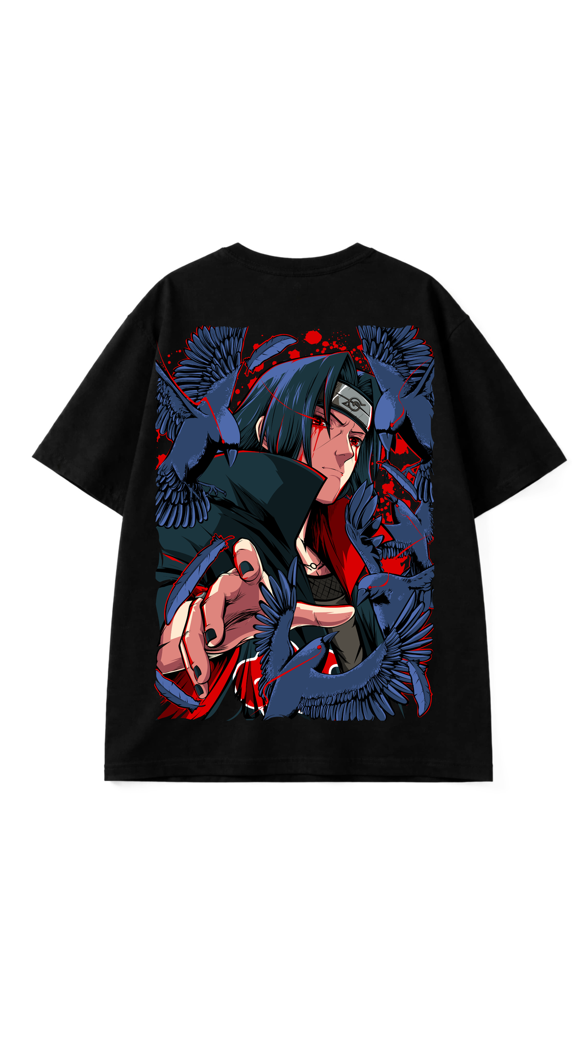 Camiseta Oversized Itachi Uchiha