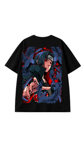 Camiseta Oversized Itachi Uchiha