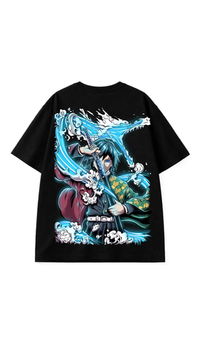 Camiseta Oversized Giyu Tomioka